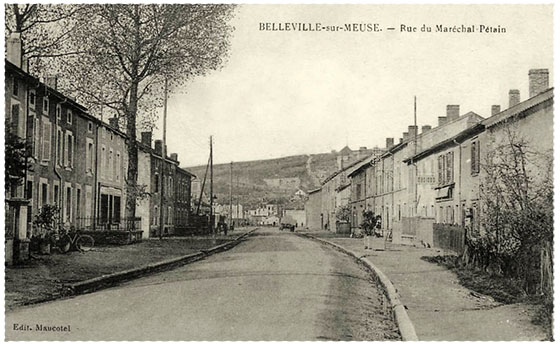 Belleville-sur-Meuse, Rue du Maréchal Pétain