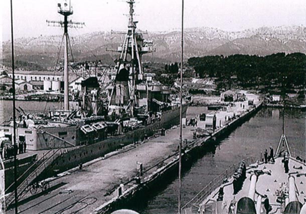 May 28, 1954 - 12:00. We leave Toulon to Indochina