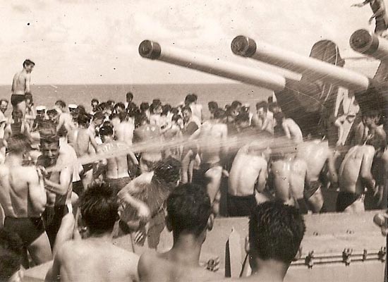 The crossing of the Equator. Baptism