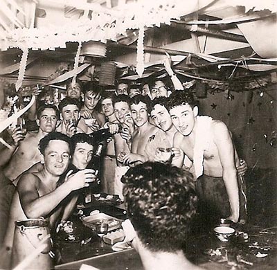 Christmas 1954, Memorable Evening aboard Moncalm